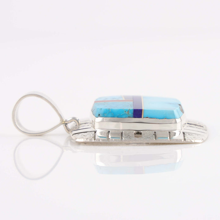 Multi-Stone Inlay Pendant