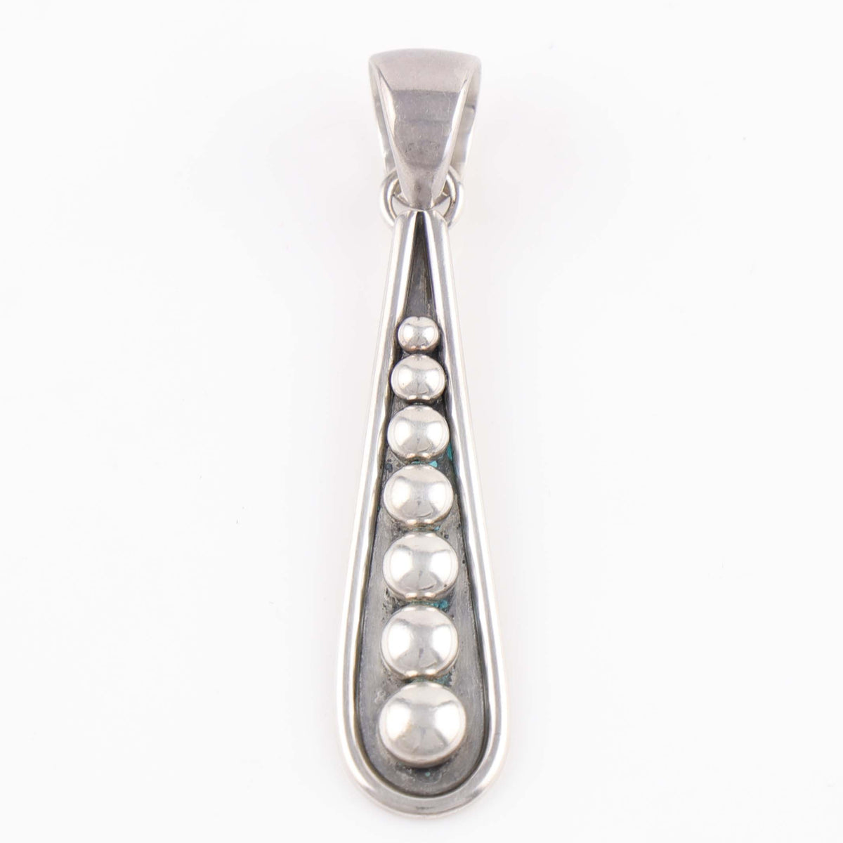 Navajo Teardrop Pendant by Artie Yellowhorse