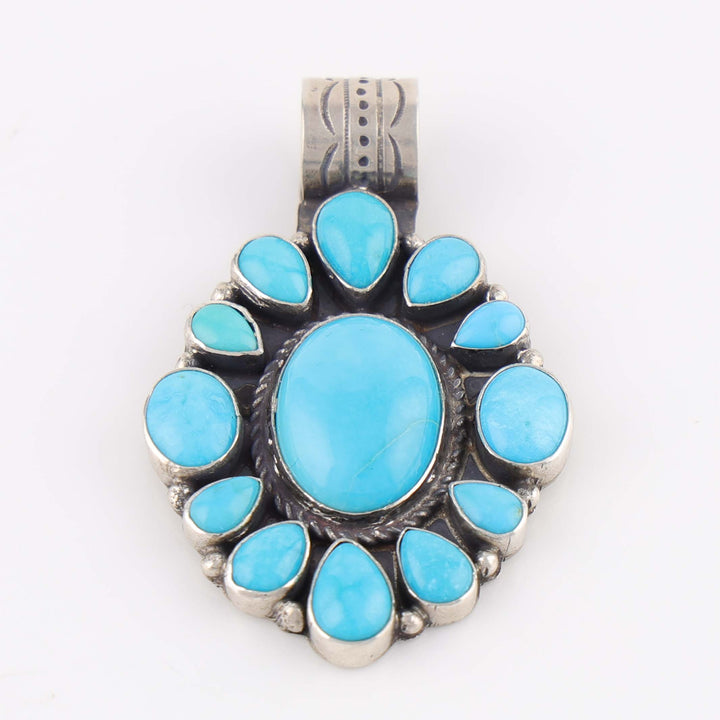 Turquoise Cluster Pendant