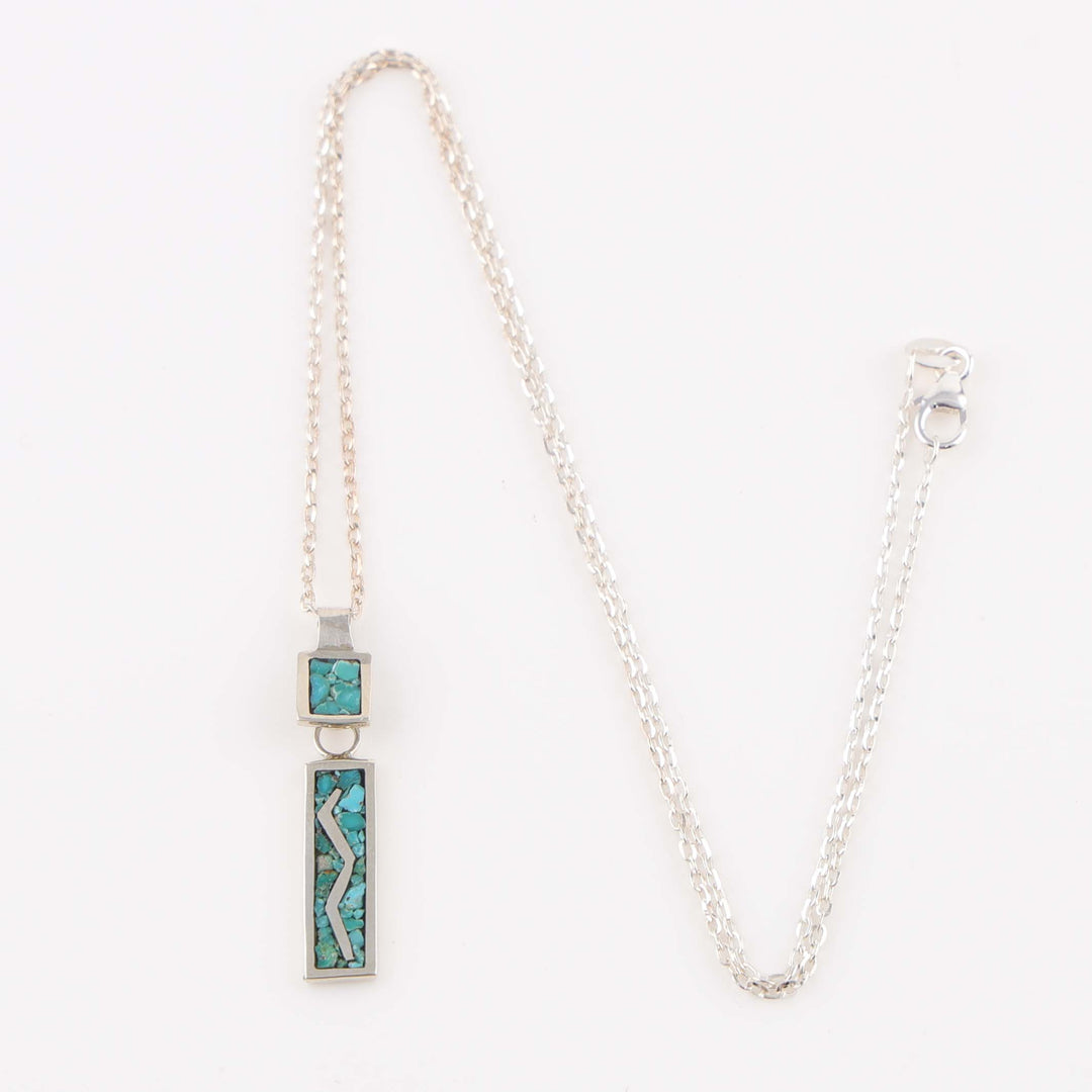 Fox Turquoise River Pendant