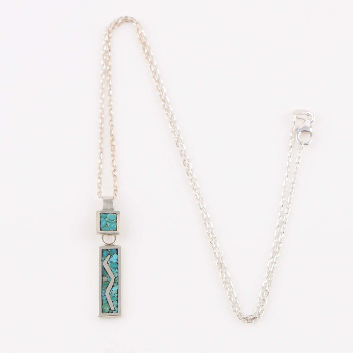 Fox Turquoise River Pendant