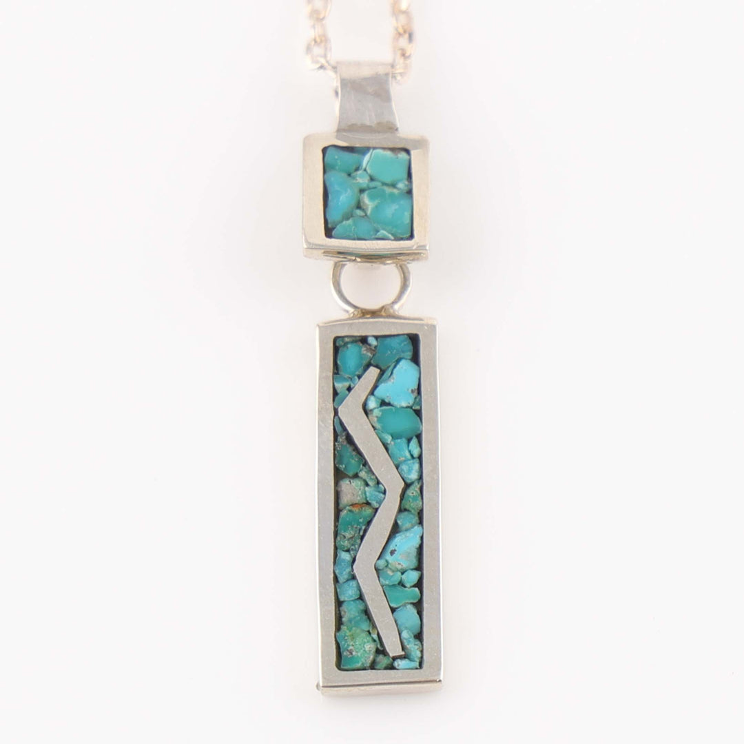Fox Turquoise River Pendant