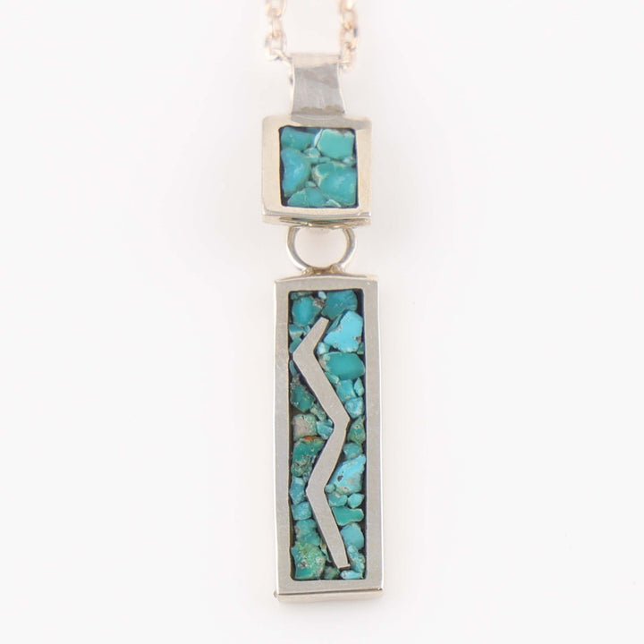 Fox Turquoise River Pendant