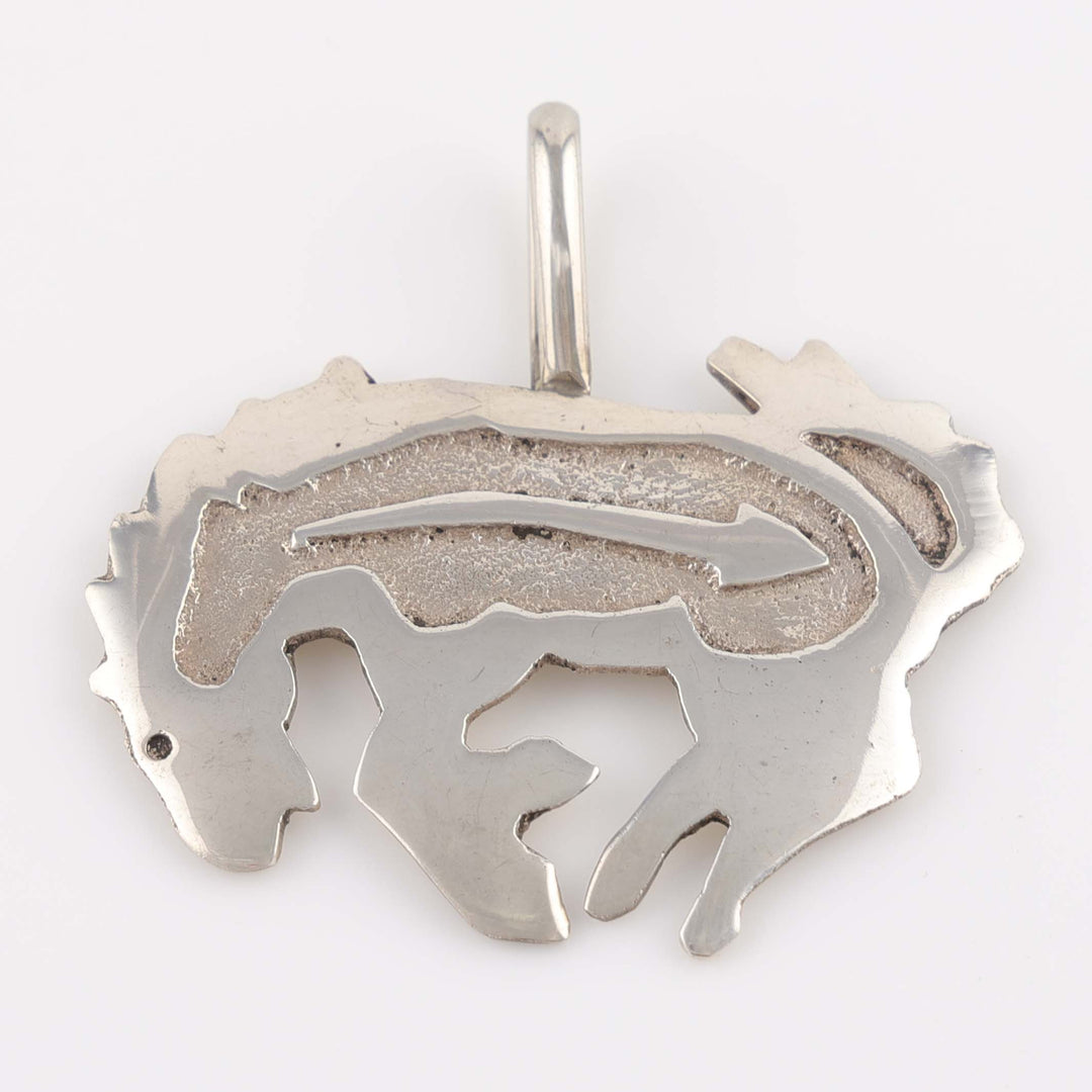 Navajo Silver Horse Pendant