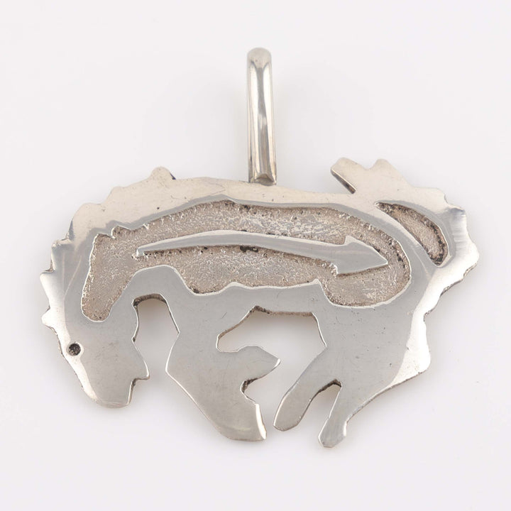 Navajo Silver Horse Pendant