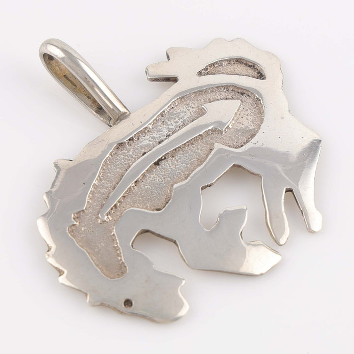 Navajo Silver Horse Pendant