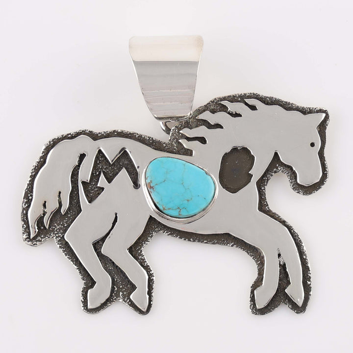 Turquoise Horse Pendant