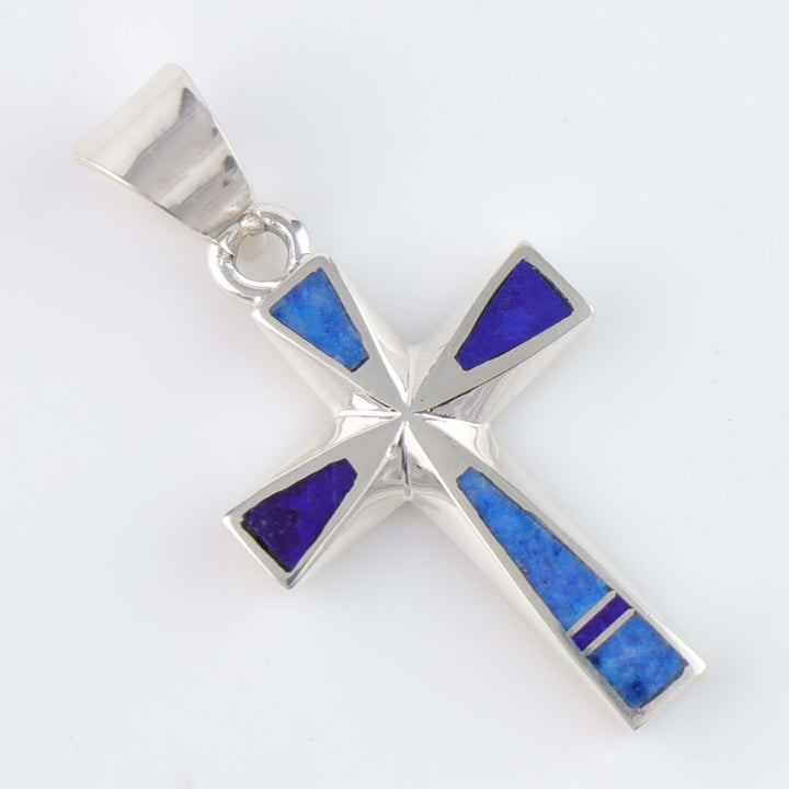 Navajo Lapis Cross Pendant