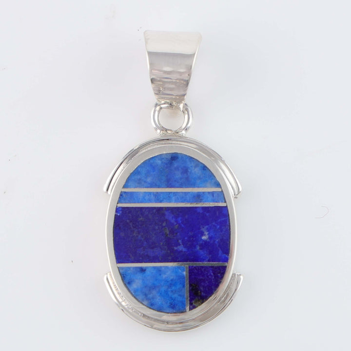 Navajo Lapis Inlay Pendant