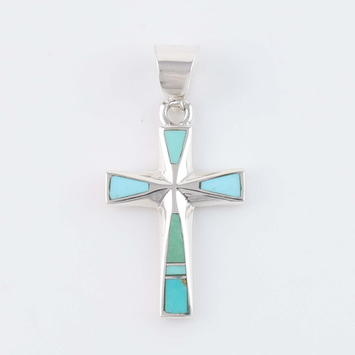 Navajo Turquoise Cross Pendant