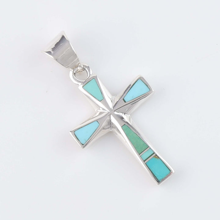 Navajo Turquoise Cross Pendant