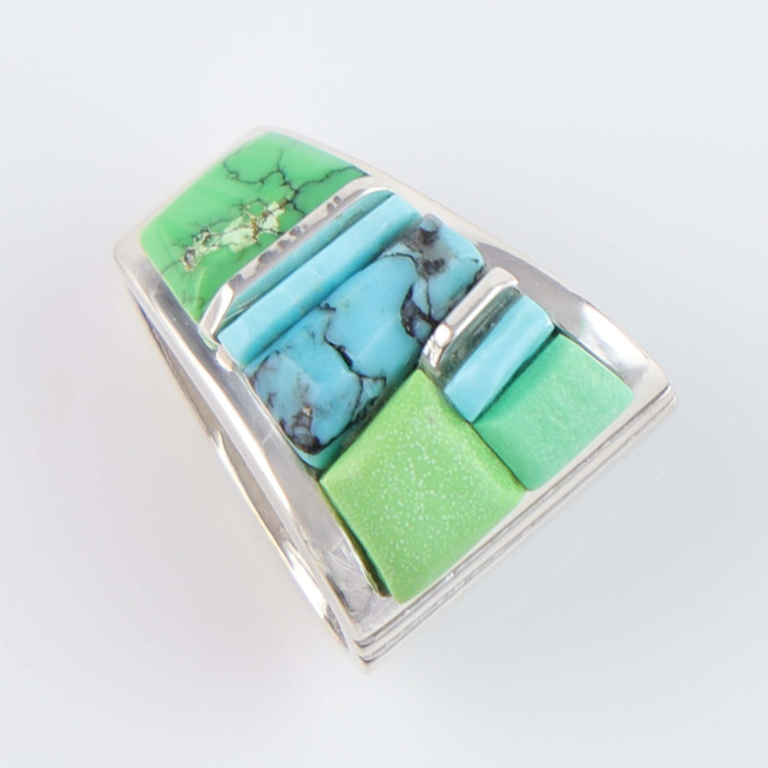 Navajo Inlay Slide Pendant