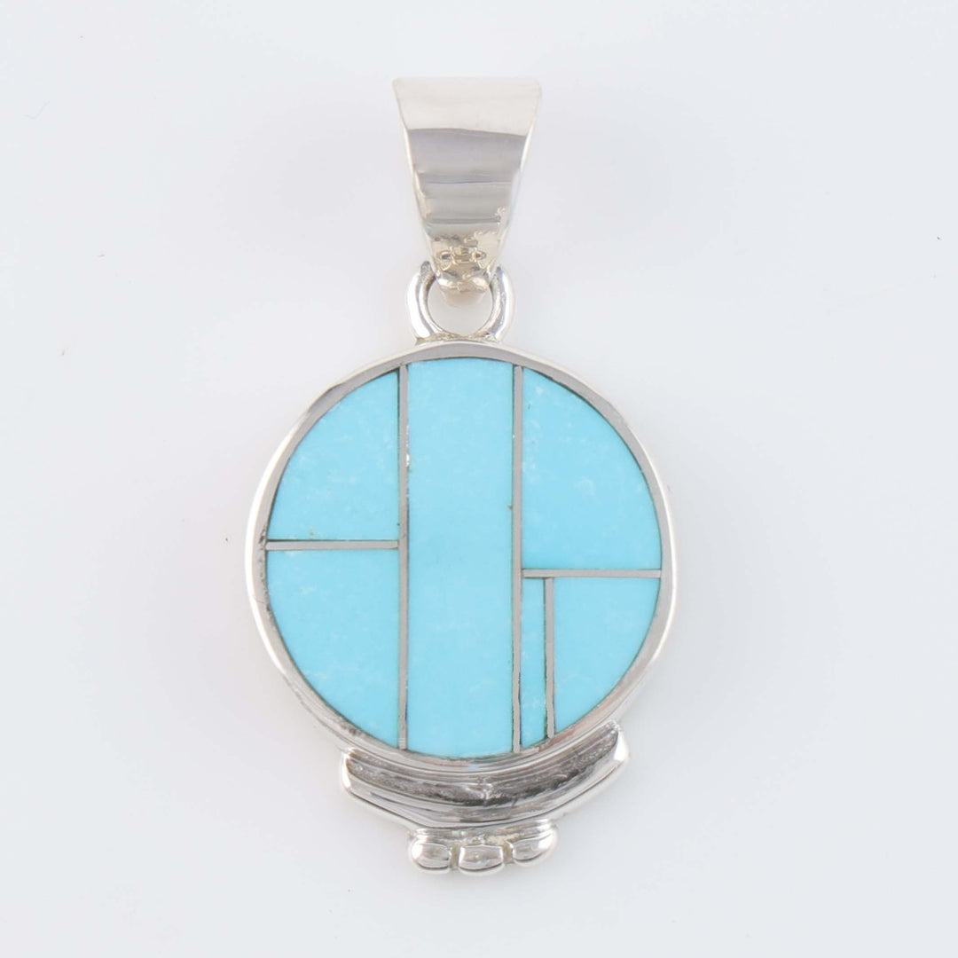 Navajo Kingman Turquoise Pendant