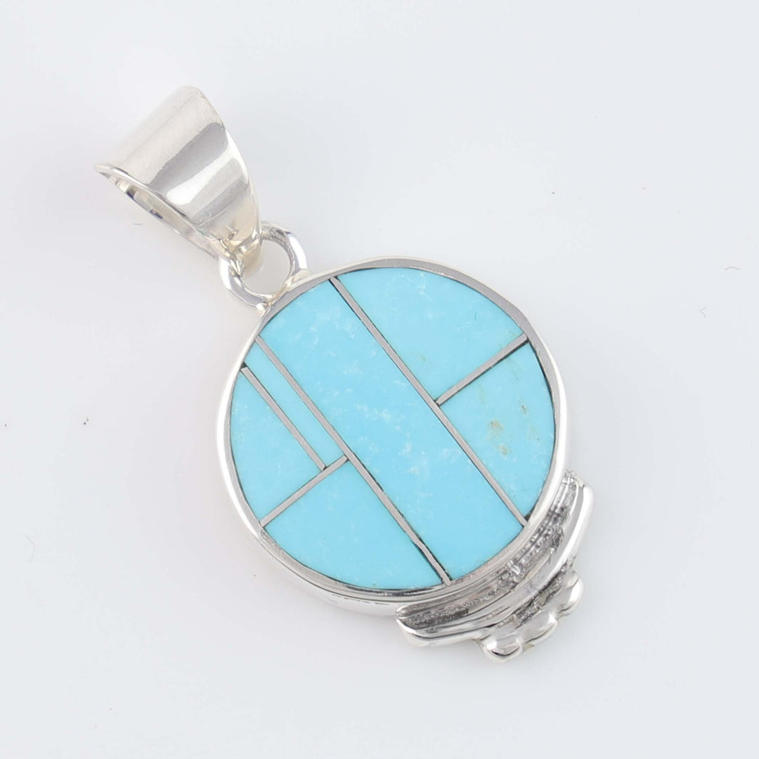 Navajo Kingman Turquoise Pendant