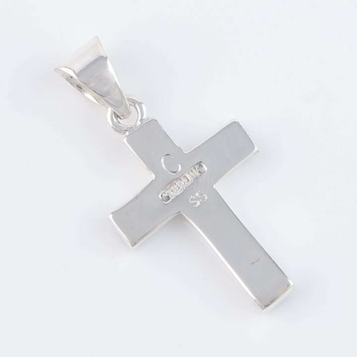 Navajo Inlay Cross Pendant