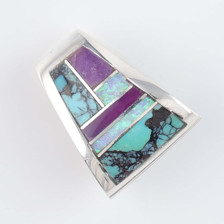 Navajo Inlay Slide Pendant