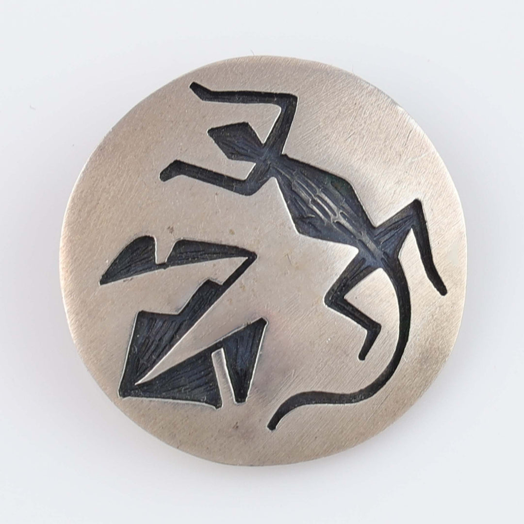 1980s Hopi Lizard Pendant