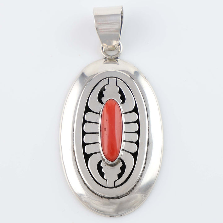 Navajo Coral Pendant