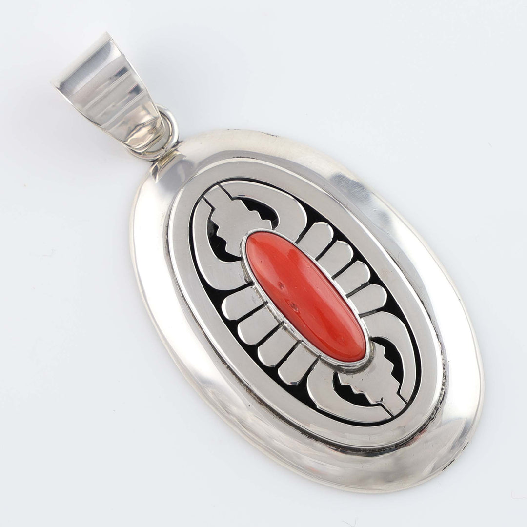 Navajo Coral Pendant