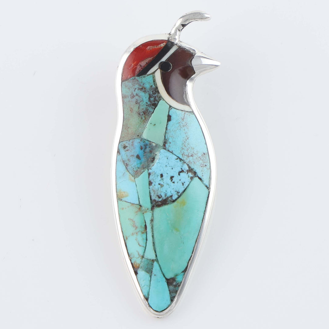 Zuni Quail Pendant