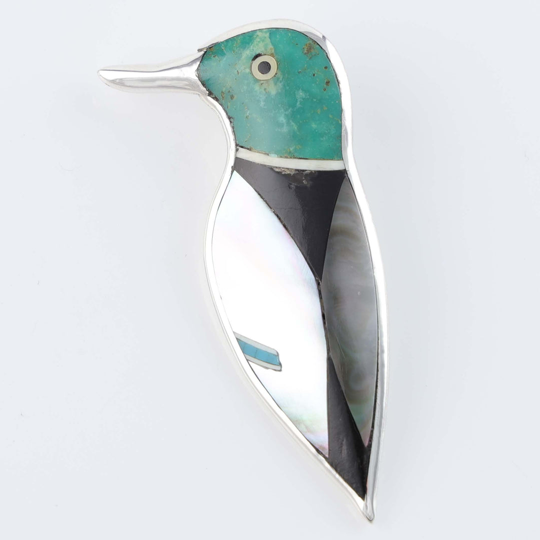Zuni Mallard Duck Pendant