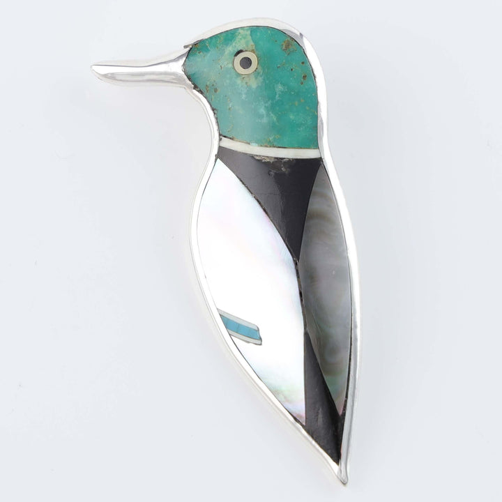 Zuni Mallard Duck Pendant