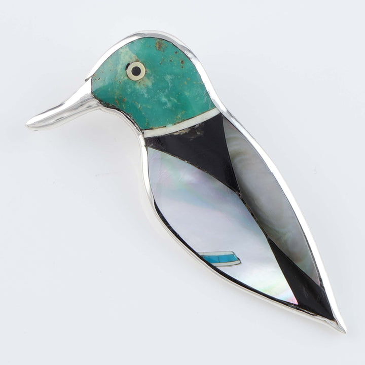 Zuni Mallard Duck Pendant