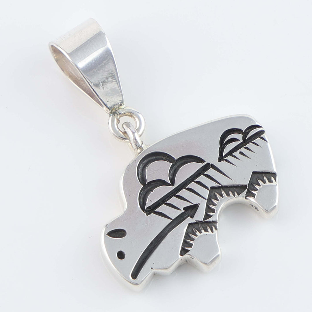 Navajo Bison Pendant