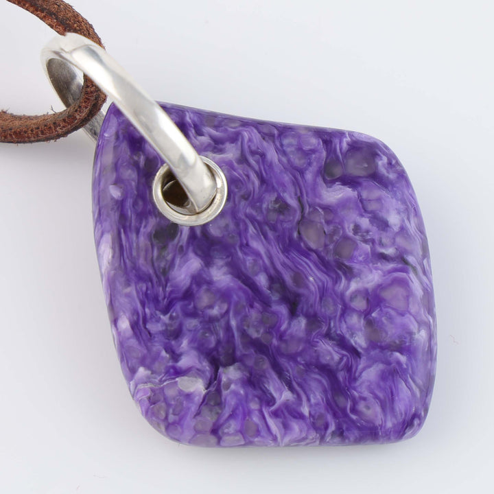 Charoite Pendant with Angel Valley Turquoise Bead