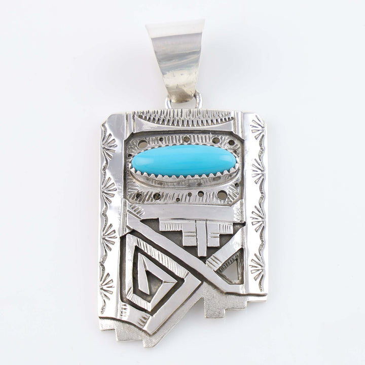 Sleeping Beauty Turquoise Pendant