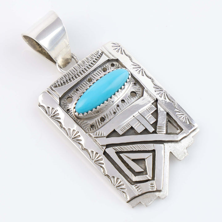 Sleeping Beauty Turquoise Pendant