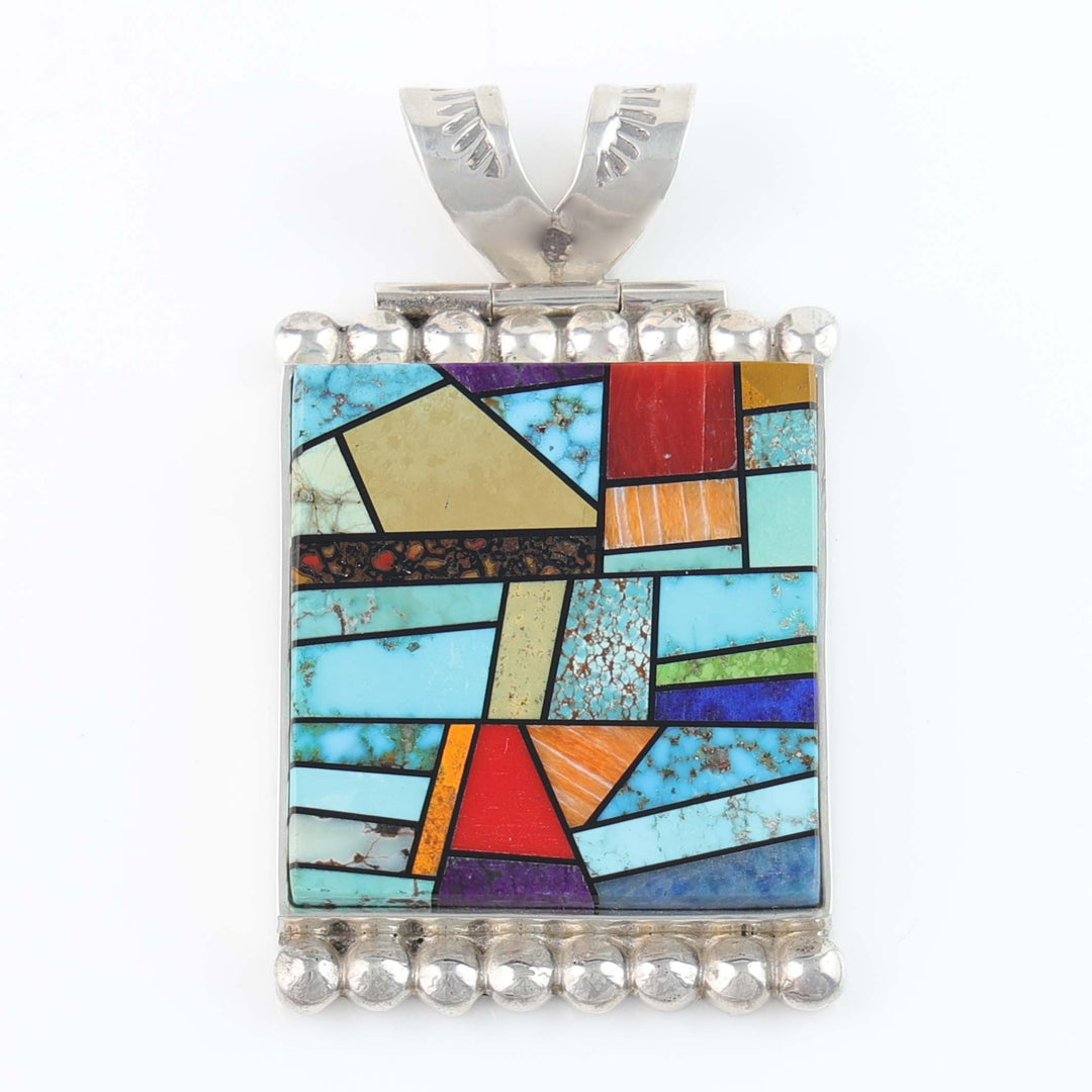 Navajo Stained Glass Pendant