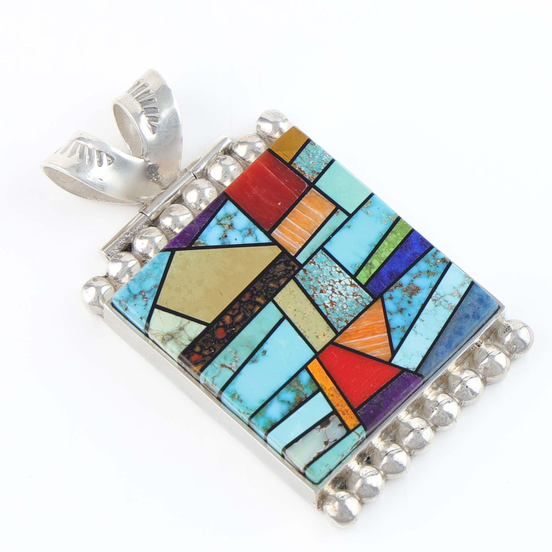 Navajo Stained Glass Pendant