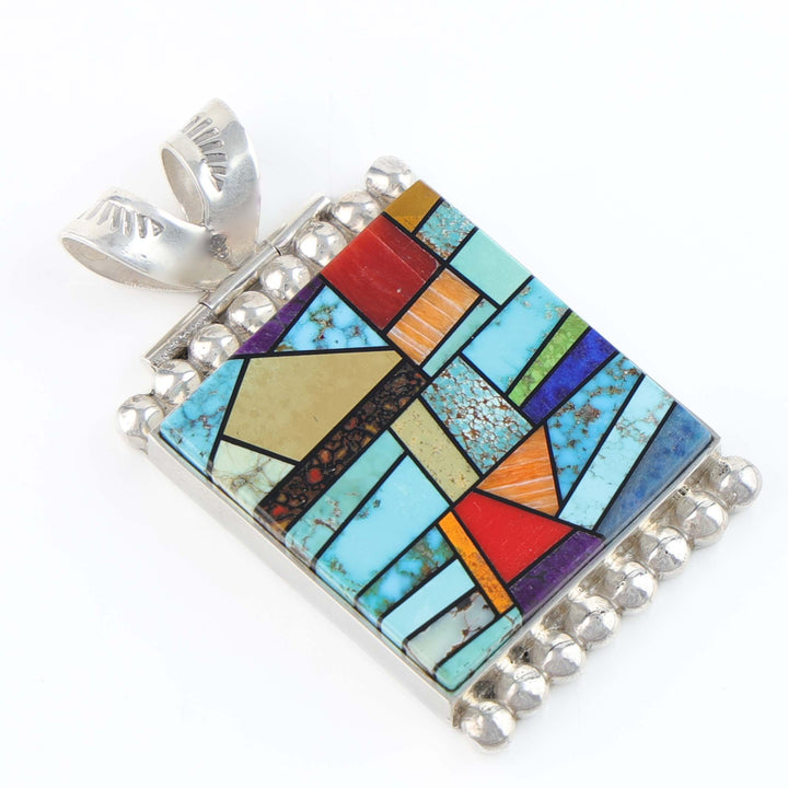 Navajo Stained Glass Pendant