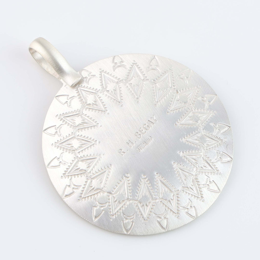 Man in the Maze Basket Pendant