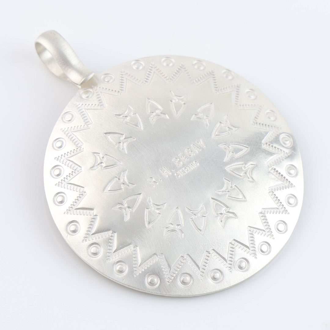 Man in the Maze Basket Pendant