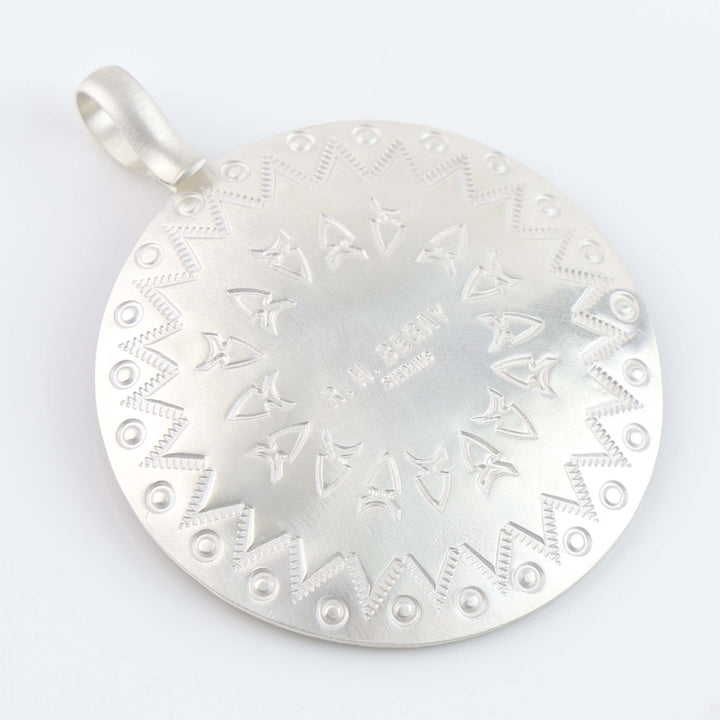 Man in the Maze Basket Pendant