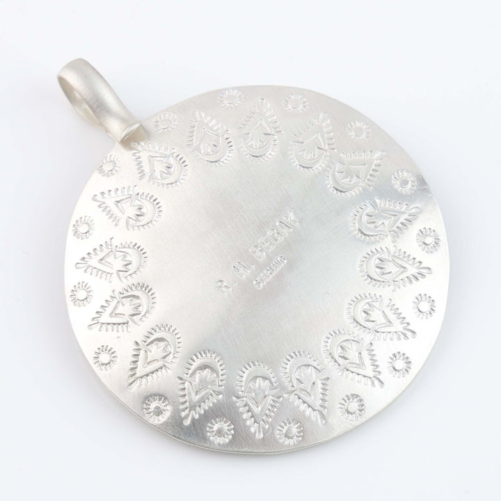 Man in the Maze Basket Pendant