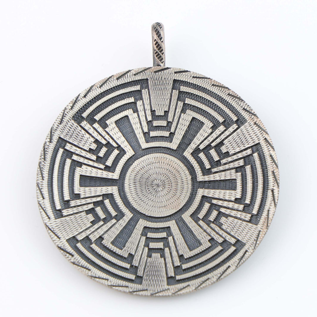 Tohono O’Odham Basket Pendant