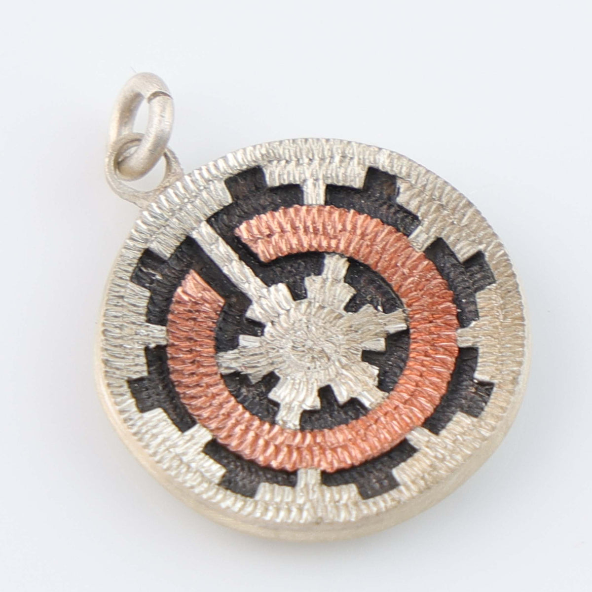Navajo Ceremonial Basket Pendant by Roland Begay