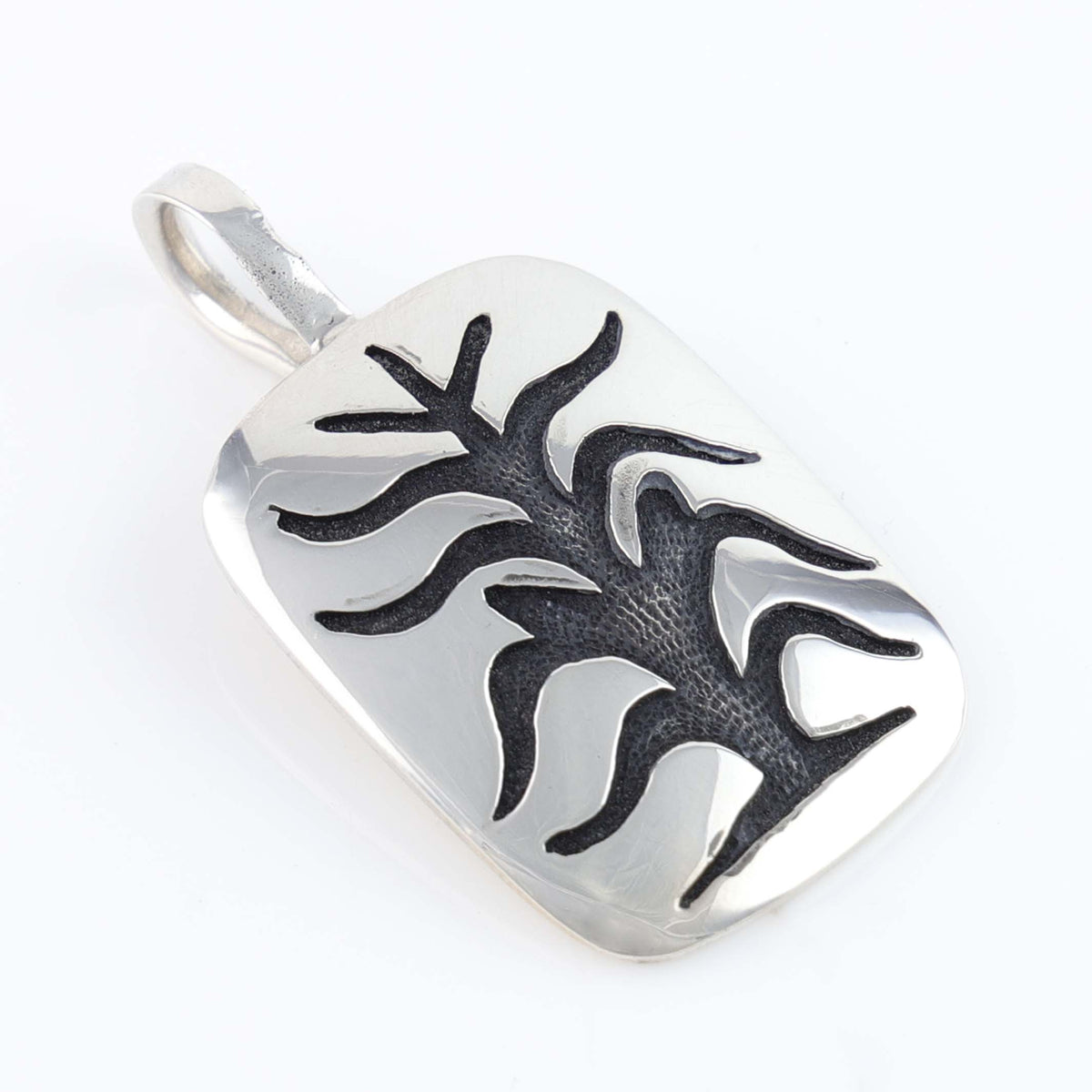 Hopi Corn Stalk Pendant by Anderson Koinva