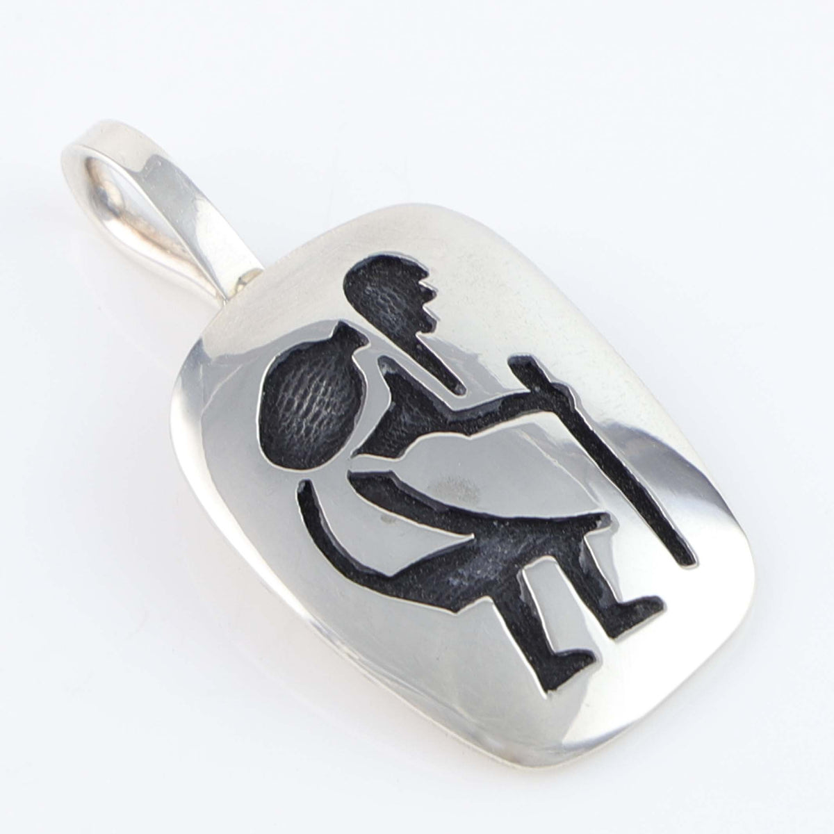 Hopi Water Carrier Pendant by Anderson Koinva