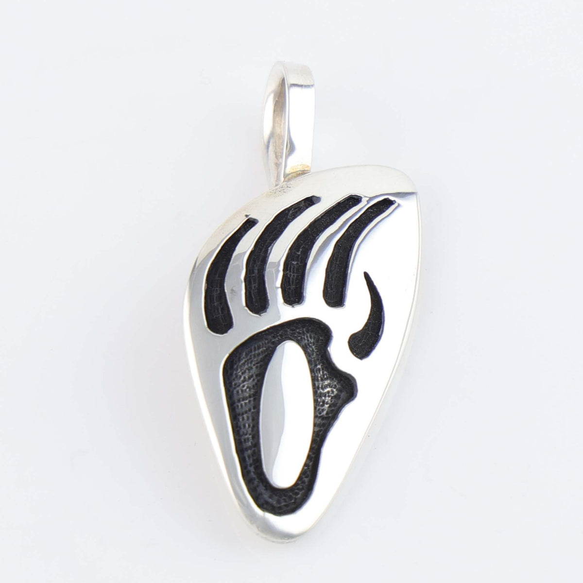 Hopi Badger Paw Pendant by Anderson Koinva