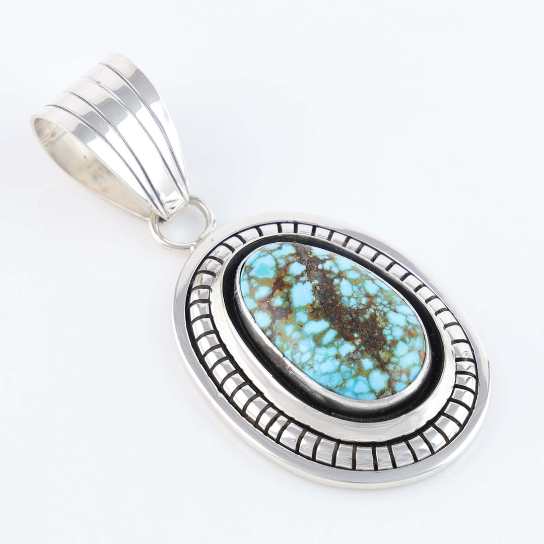 Navajo Kingman Turquoise Pendant