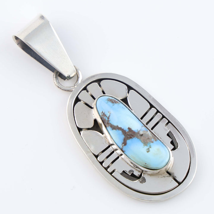 Navajo Golden Hills Turquoise Pendant
