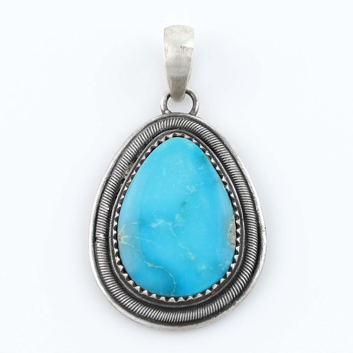 Navajo Kingman Turquoise Pendant