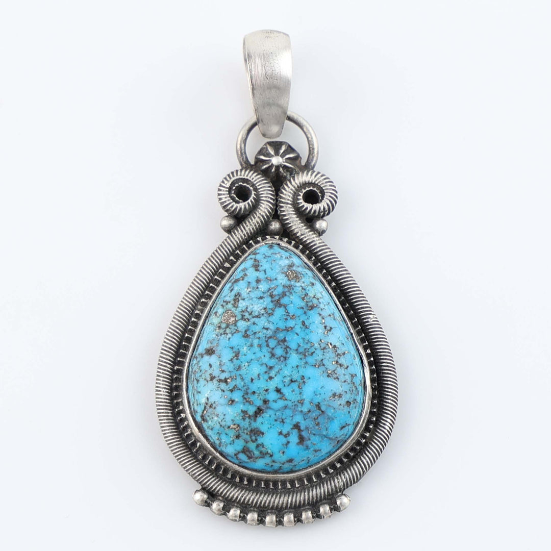 Navajo Kingman Turquoise Pendant