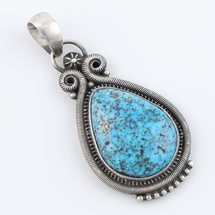 Navajo Kingman Turquoise Pendant
