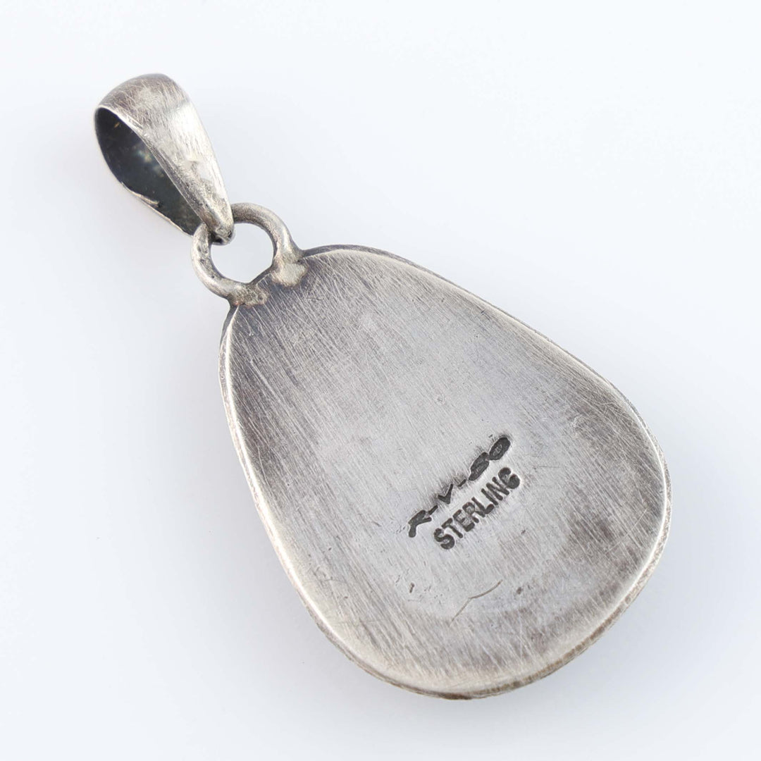 Navajo Bisbee Turquoise Pendant