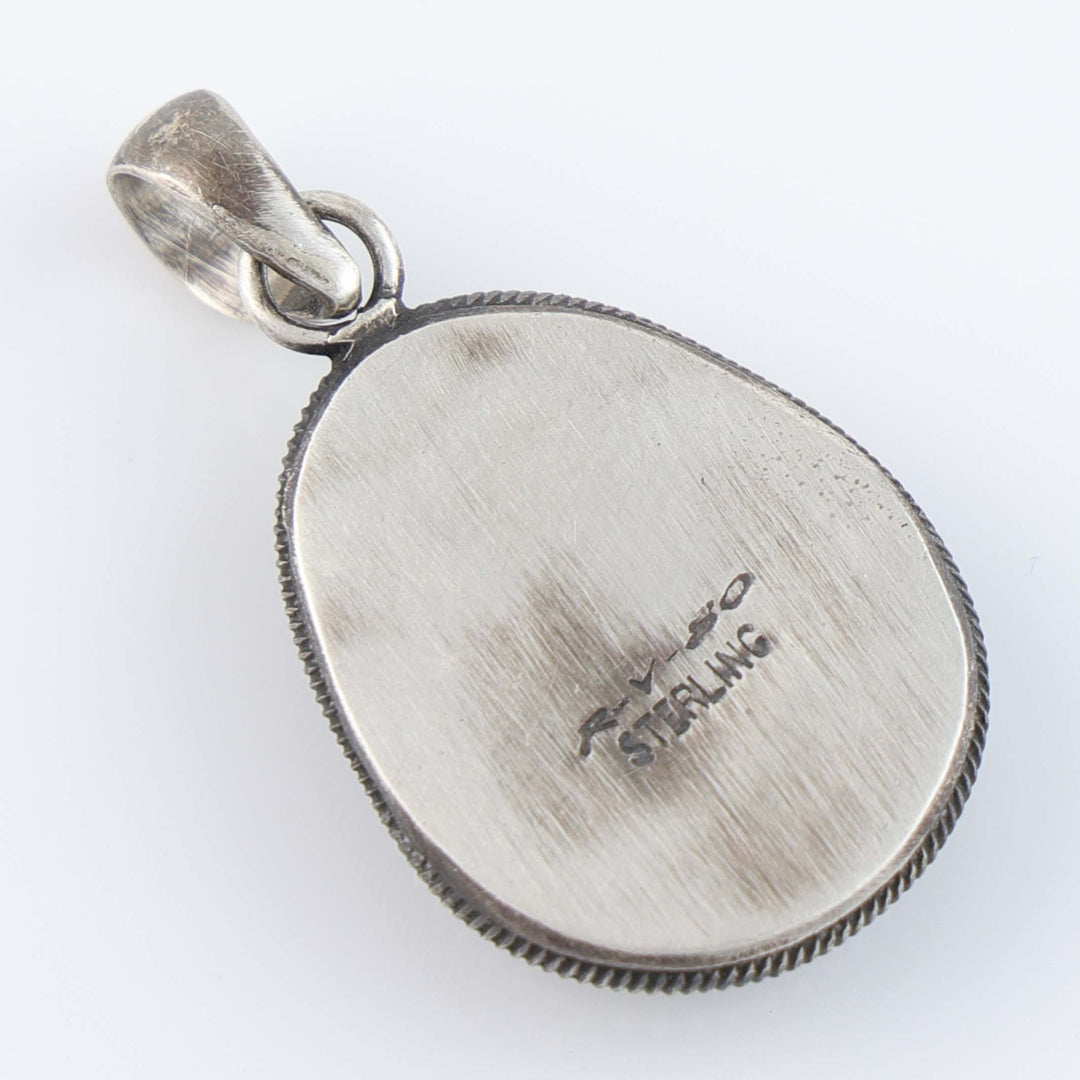 Navajo Bisbee Turquoise Pendant